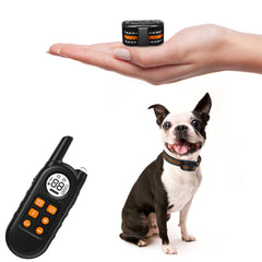 UbaNinva tiniest dog shock collar front view showing compact design for small dogs