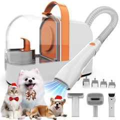 Ubrobo dog grooming vacuum main view highlights compact, low-noise design for home grooming
