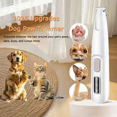 UGDURWP dog paw trimmer low-noise motor reduces pet stress