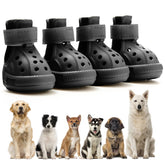 UGRASEA dog boots with Velcro strap for quick on-off and secure fit.