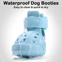 UGRASEA dog shoes blue Velcro strap ensures a secure, adjustable fit