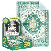ULIGOTA washable pee pads folded to show thick multi-layer design for leaks protection