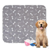 UKM Puppy Pads with Pheromones packaging highlights reusable design for daily use