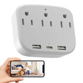 ULar 4K outlet camera front view with daylight clarity for pet monitoring