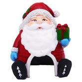 Ulifery Santa Claus with gifts aquarium ornament highlights festive design and provides playful hiding spot.
