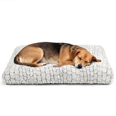 ULIGOTA dog bed crate pad soft plush top for cozy crate naps.