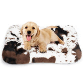 ULIGOTA dog bed crate pad soft texture provides cozy comfort for small dogs.