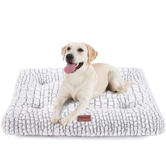 ULIGOTA dog bed with plush-top for cozy naps.
