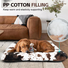 ULIGOTA dog bed soft fluffy texture adds warmth and inviting comfort.