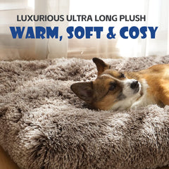 ULIGOTA dog bed with waterproof bottom protects floors from spills.