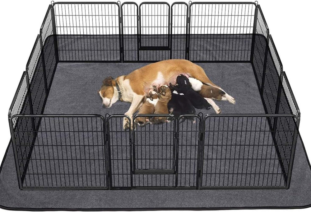 ULIGOTA extra-large dog-pee-pad soft-blanket-texture for cozy lounging and protection.