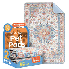 ULIGOTA washable dog pee pad 60x48 top view supports large-area training