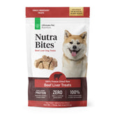 ULTIMATE PET NUTRITION Nutra Bites hígado de res, recompensa sabrosa para entrenamiento