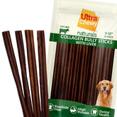 Ultra Chewy collagen sticks pack front for long-lasting dog chews