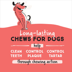 Ultra Chewy Double Treat Bones on display for aggressive chewers and mental engagement.