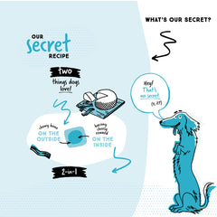 Ultra Chewy Double Treat Bones dog chewing demonstrates long-lasting engagement.