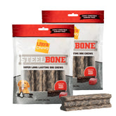 Ultra Chewy steel bones large beef chew outer view promotes long-lasting entertainment
