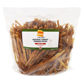 Ultra Chewy turkey tendon stick in bag, a durable long-lasting chew for dogs.