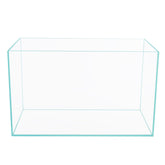 Ultra Clear Rimless Low Iron Aquarium Tank front view shows crystal clarity for lively fish.