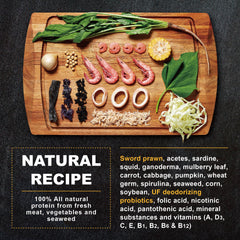 Ultra Fresh turtle feeding scene highlights easy intake and natural flavor appeal