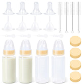 UMETASS puppy kitten nursing bottle with silicone nipple for natural feeding