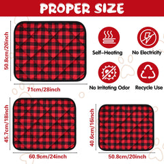 UMMNPR 18x24 self-heating pet pad provides safe, electricity-free warmth during naps.