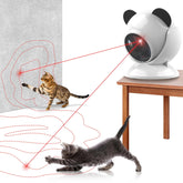 Umosis automatic cat laser toy front view for indoor cats, promoting active play.