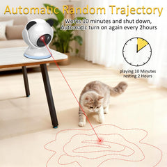 Umosis laser toy with 3 speed modes shown, enabling varied play sessions.