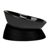 Umysky French Bulldog Food Bowl with tilted design for comfortable feeding and fewer spills.