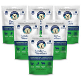 Under the Weather bland diet pack closeup shows premium ingredients for gentle stomach support