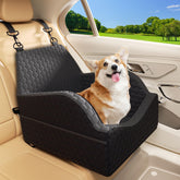 UNICITII dog car seat elevated booster offers better outside visibility during rides
