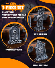 Uniclife tombstone mini 3 resin decor remains pristine for fish tanks
