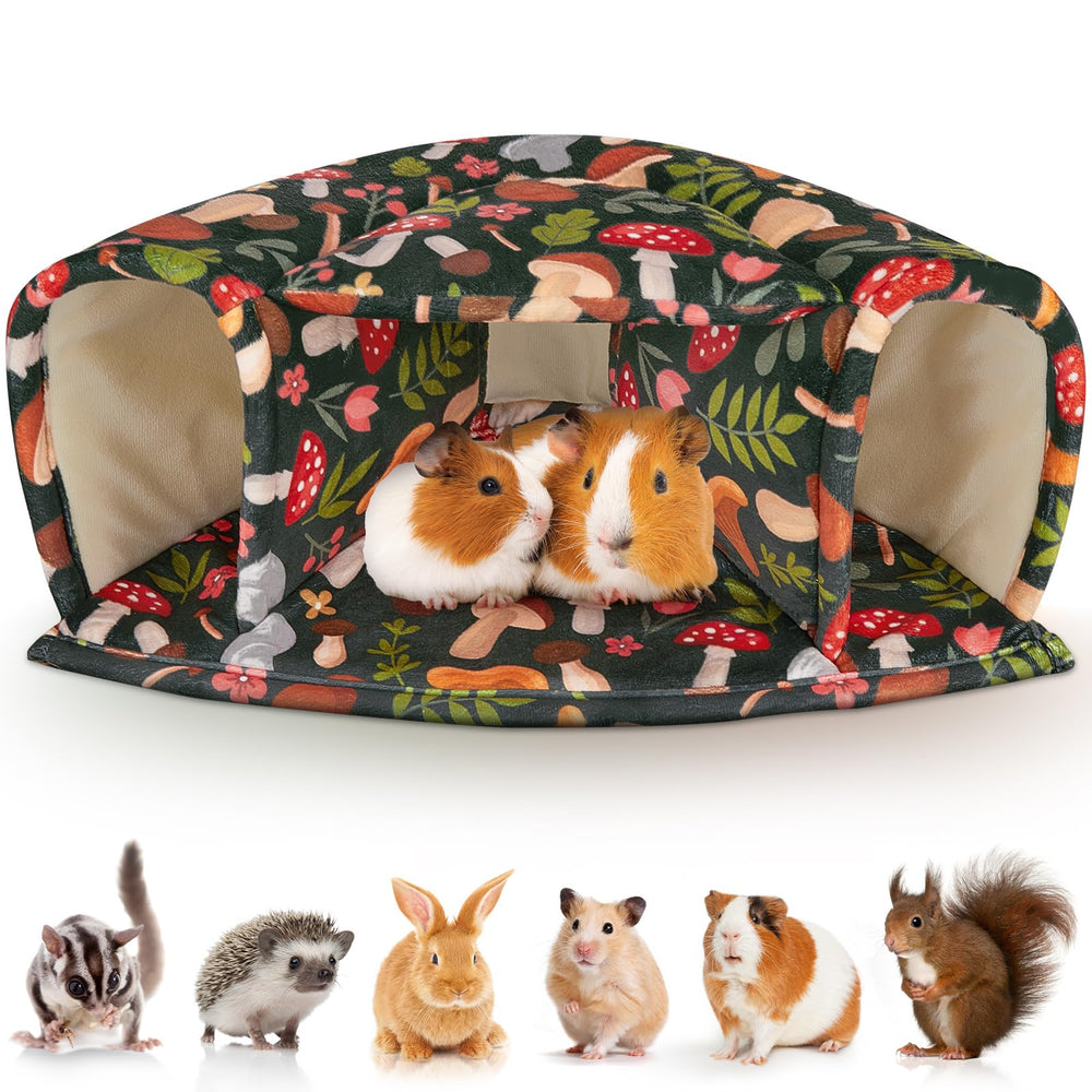 Unicorn Catcher guinea pig hideout soft plush interior for restful naps
