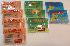 Uniheat shipping warmers 9pack front view ready for reliable cold shipping protection.