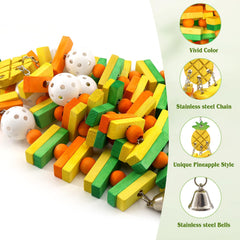 unimaxlink parrot toy stainless steel chains offer sturdy hanging and durability.