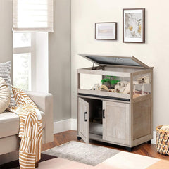 Unipaws hedgehog cage removable tray for quick, mess-free cleaning.