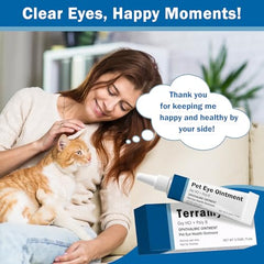 Unipomme eye ointment label closeup emphasizes 3.5g tube and usage notes