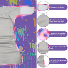UNIPUP absorbent pad closeup highlights high absorbency and leak protection.