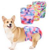UNIPUP female dog diapers no-tail-hole pack prevents leaks for docked-tail breeds.