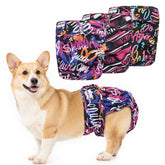 UNIPUP female dog diapers no-tail-hole pack ready for leak-free outings