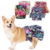 UNIPUP no-tail-hole dog diapers provide secure fit and mess-free protection.
