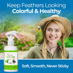 UnRuffledRx Aloe Vera Bird Spray mist pour—daily gentle spray for soothed skin.