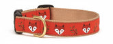 Up Country Foxy Pattern collar for medium necks, 12-18 inches, 5/8 inch narrow—durable daily wear.