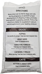 UPCO Bone Meal scoop with measuring spoon makes daily dosing easy.