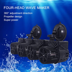 UPETTOOLS 12680 GPH Wave Maker installation demonstrates easy setup for rapid tank circulation.