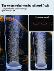 UPETTOOLS air stone durable nano material ensures long-lasting bubbly performance.