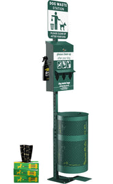 UPGORILO pet waste station pedal enabling hands-free disposal for cleaner parks and streets.