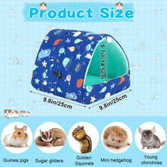 UPINS guinea pig bed outside view highlights sturdy, non-slip base for secure placement
