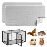 UPINS Guinea Pig Pee Pad packaging view shows the reusable mat for cages and easy to store.