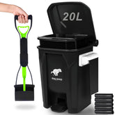 Uppcasir dog poop trash can outdoor keeps yards tidy and sanitary.